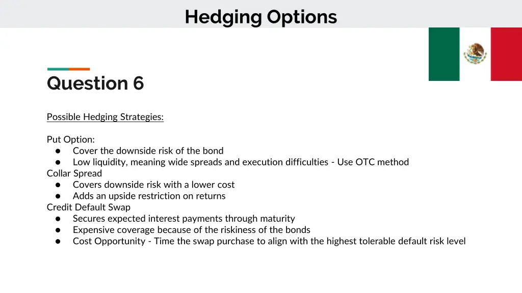 hedging options