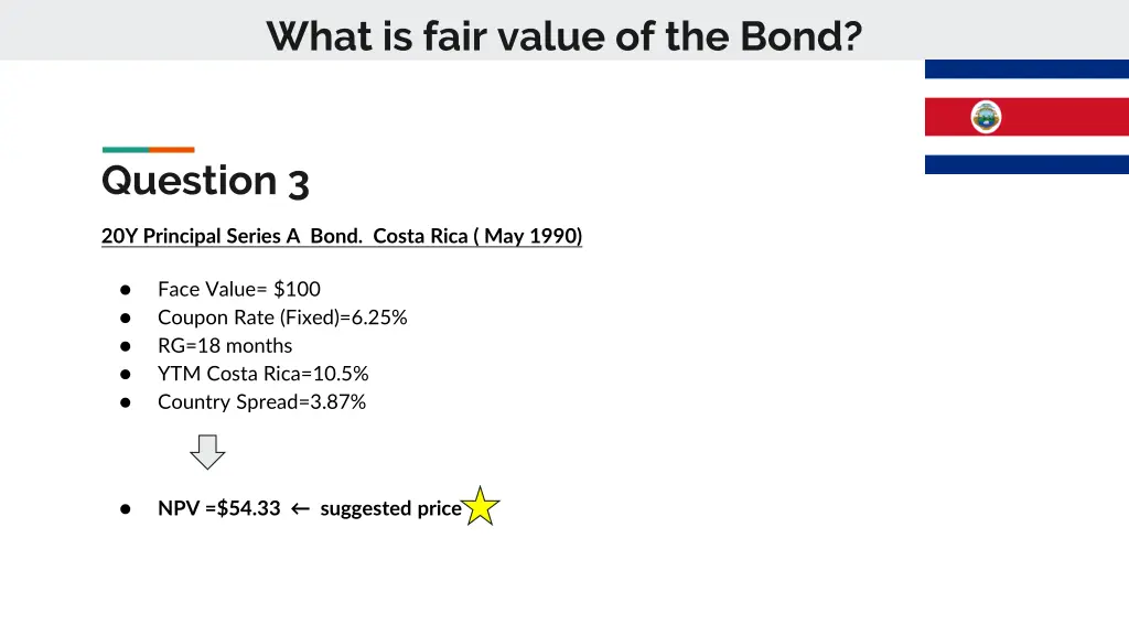 what is fair value of the bond