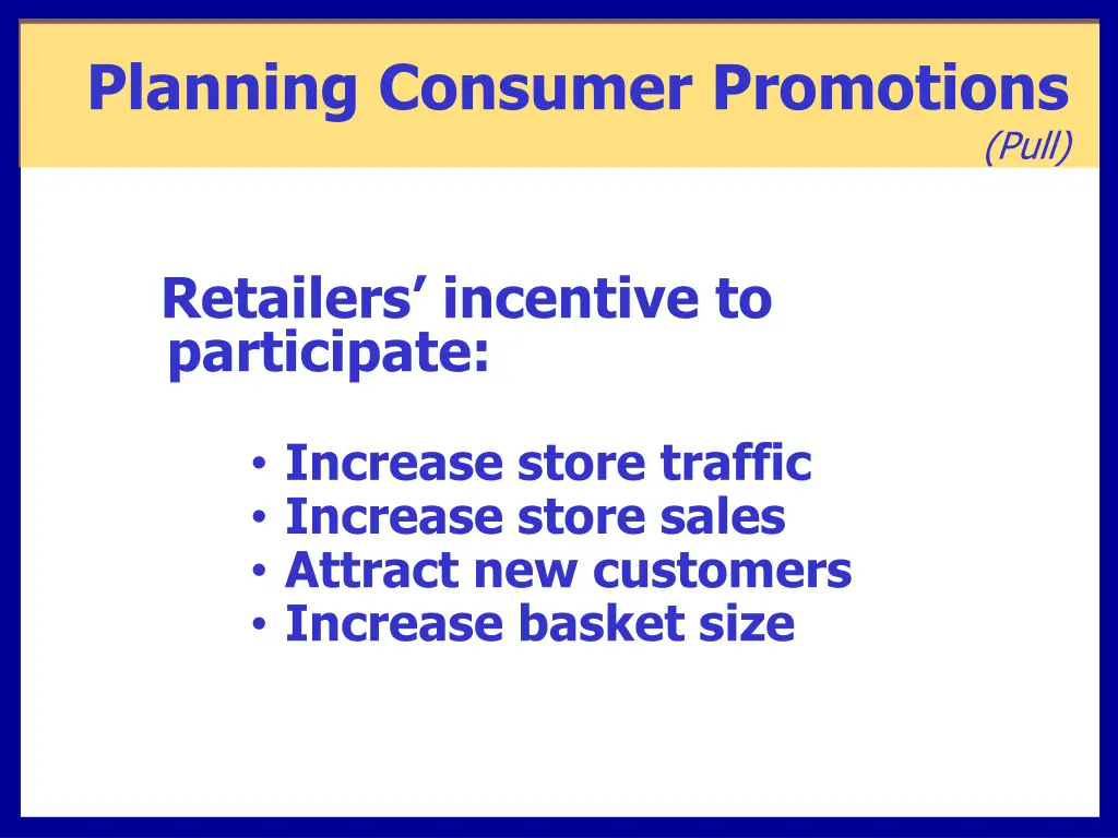 planning consumer promotions 1