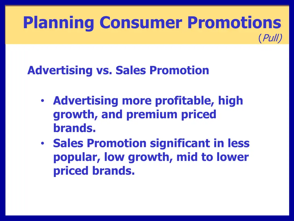 planning consumer promotions