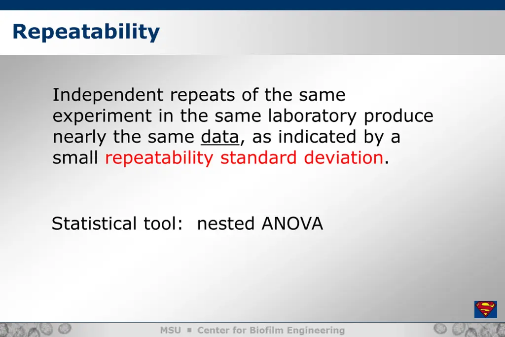 repeatability