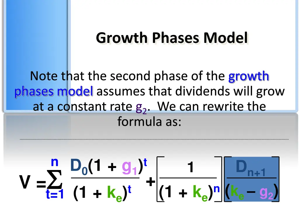 growth phases model 1