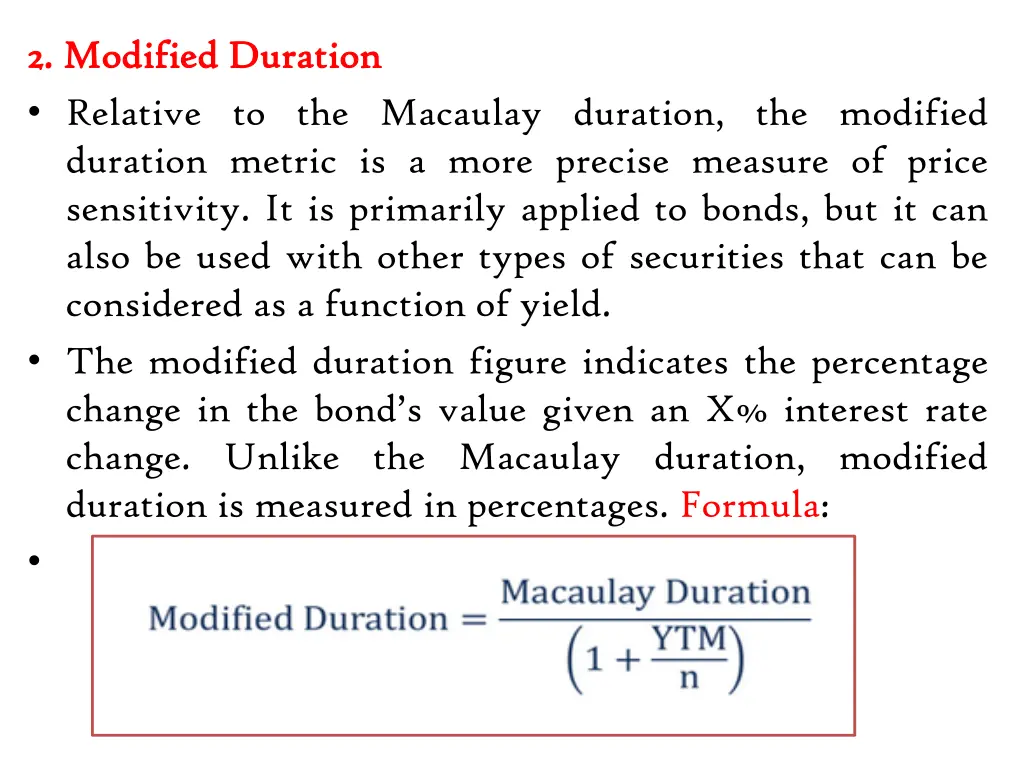 2 2 modified modified duration relative