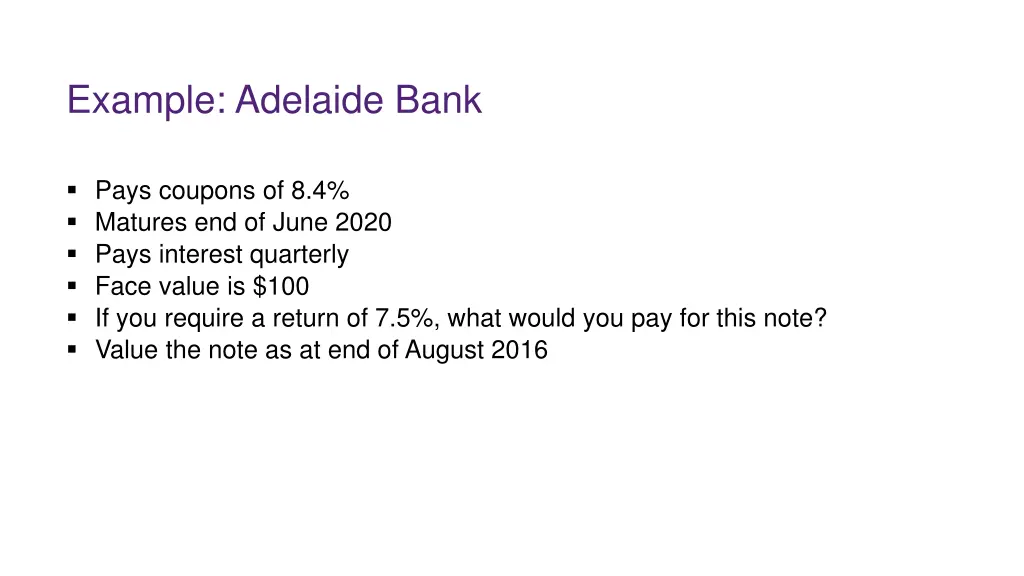 example adelaide bank