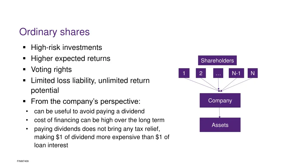 ordinary shares