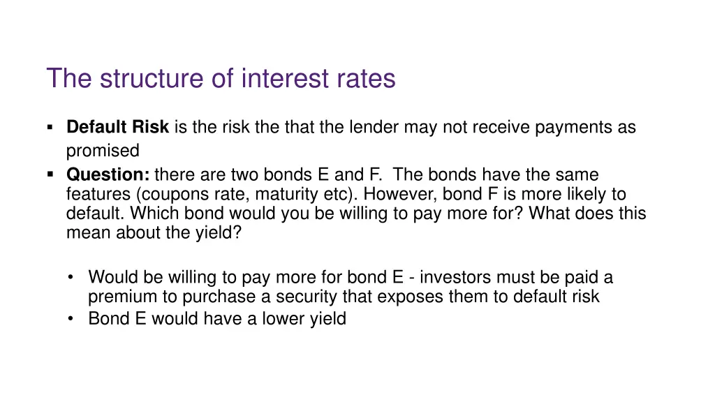 the structure of interest rates 3