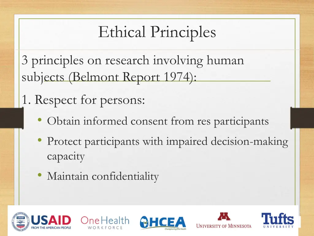 ethical principles