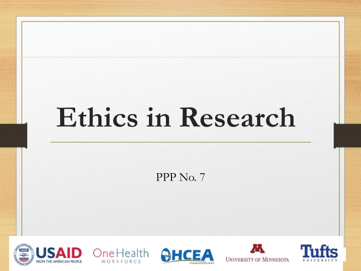 ethics in research