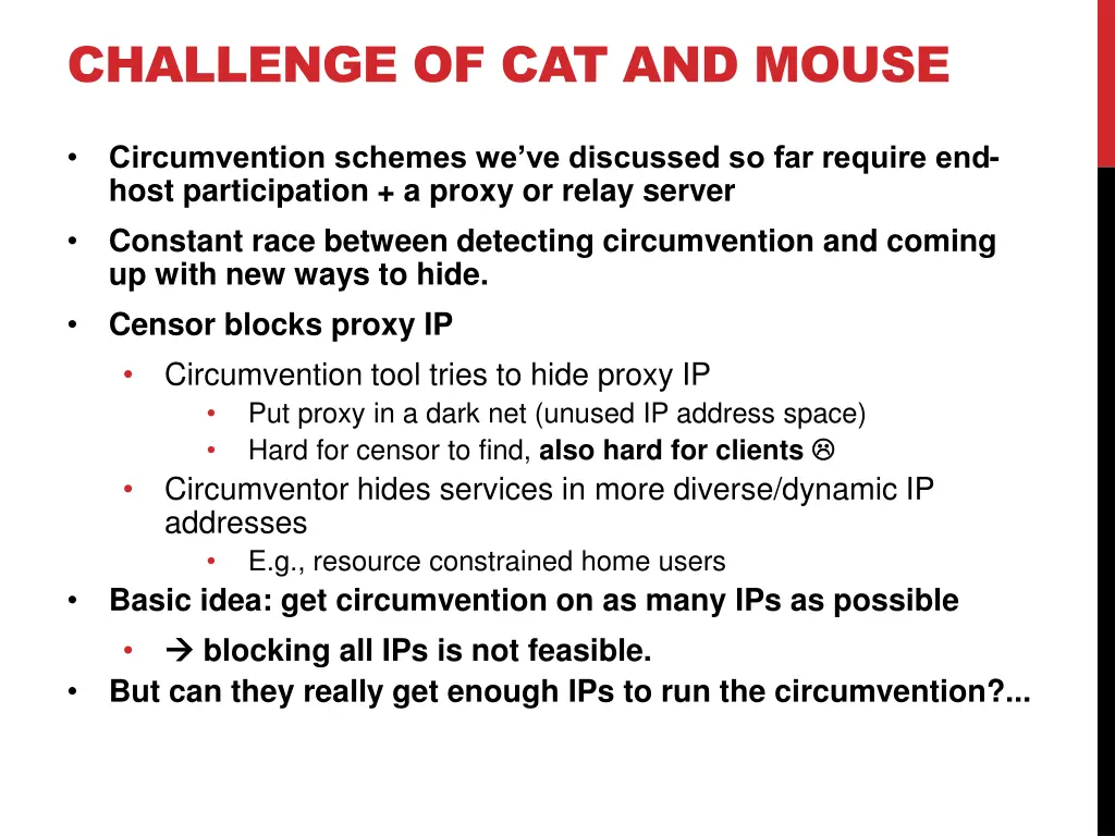 challenge of cat and mouse