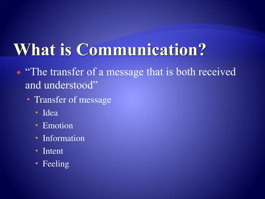 what is communication