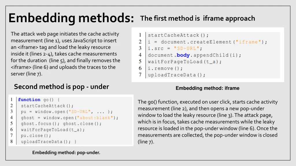 embedding methods