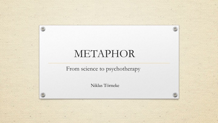 metaphor