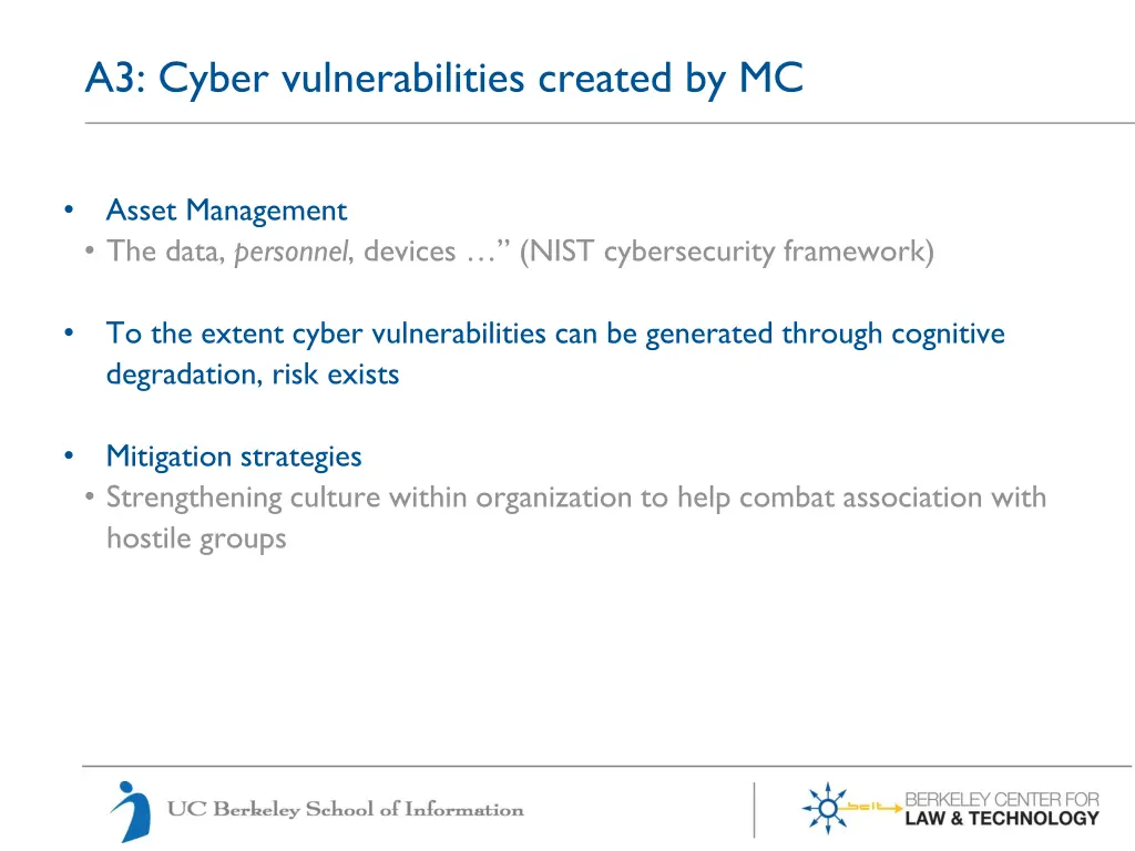 a3 cyber vulnerabilities created by mc