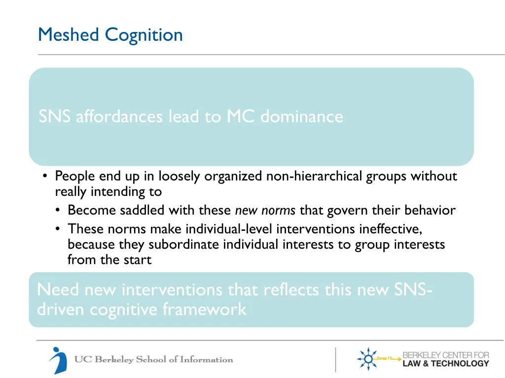 meshed cognition