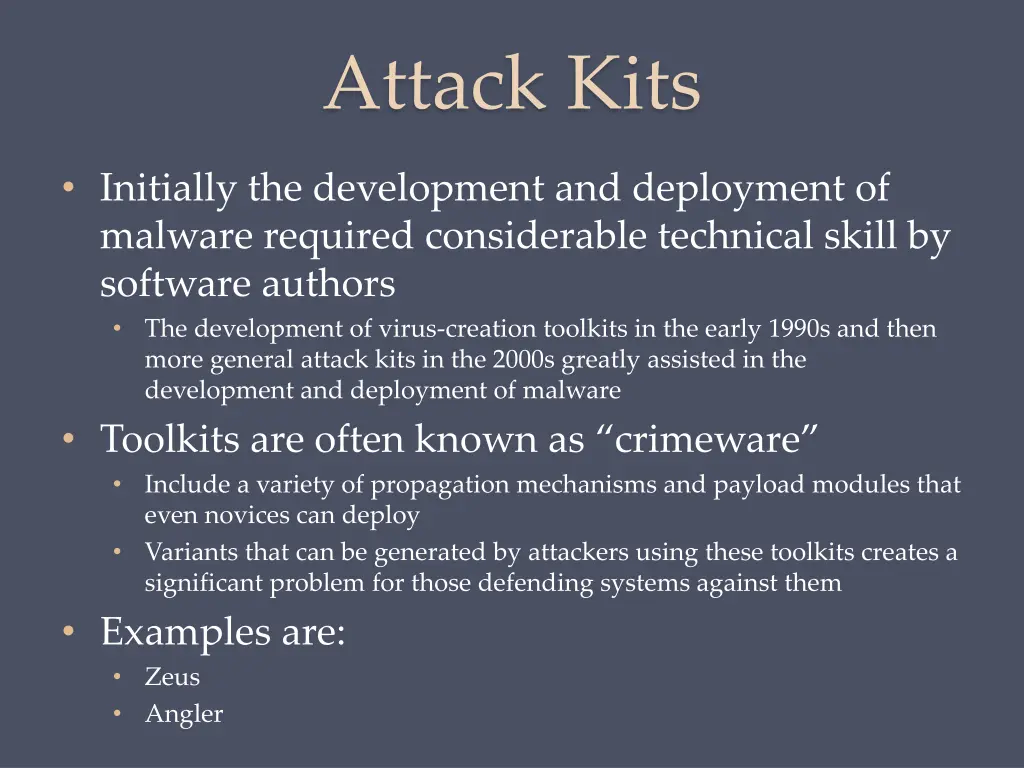 attack kits