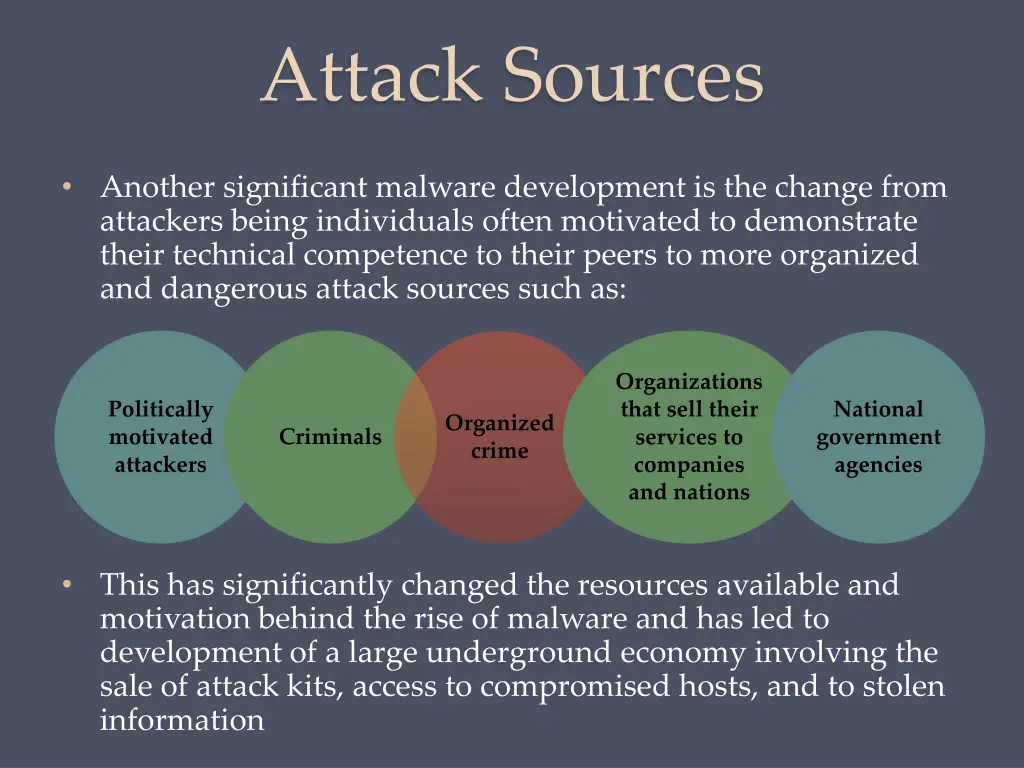 attack sources