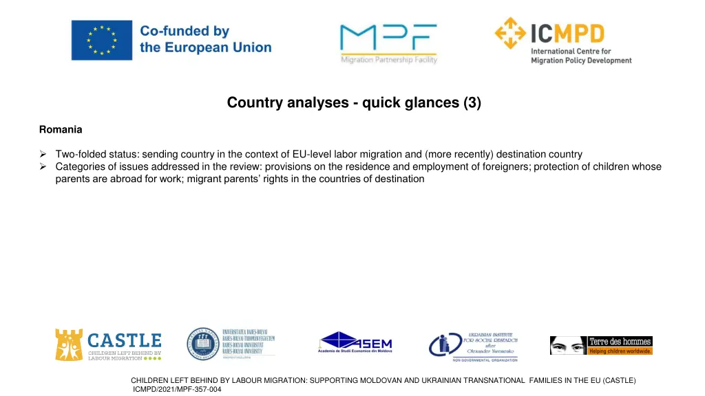 country analyses quick glances 3