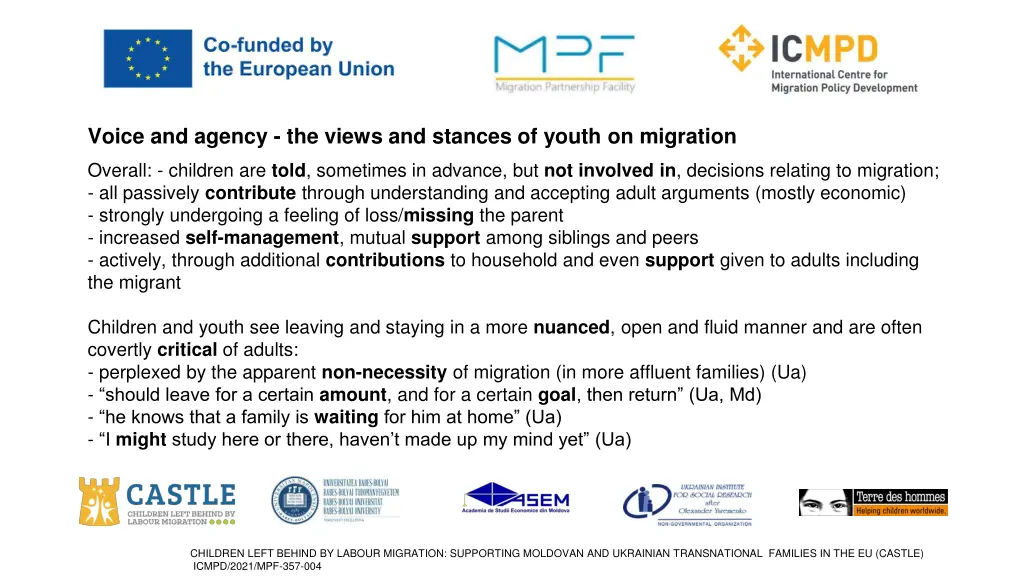 voice and agency the views and stances of youth