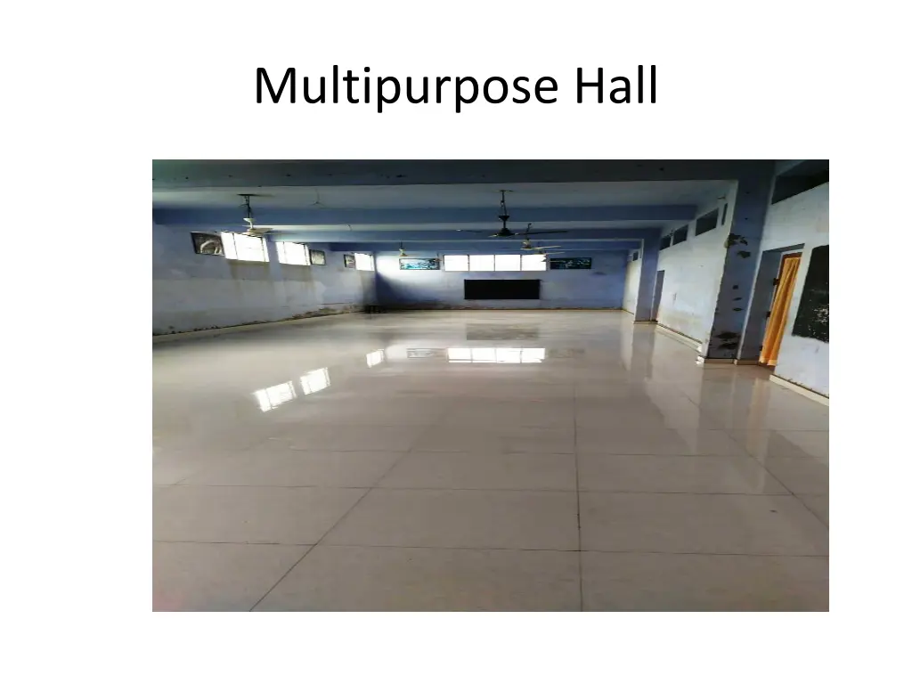multipurpose hall