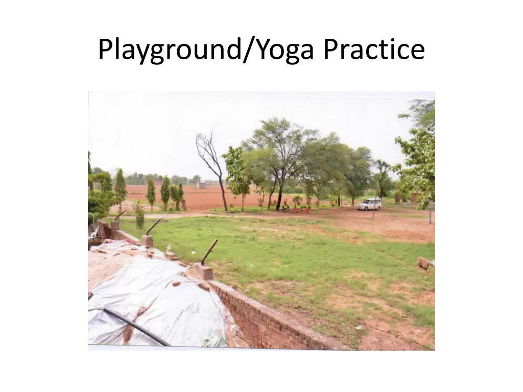 playground yoga practice