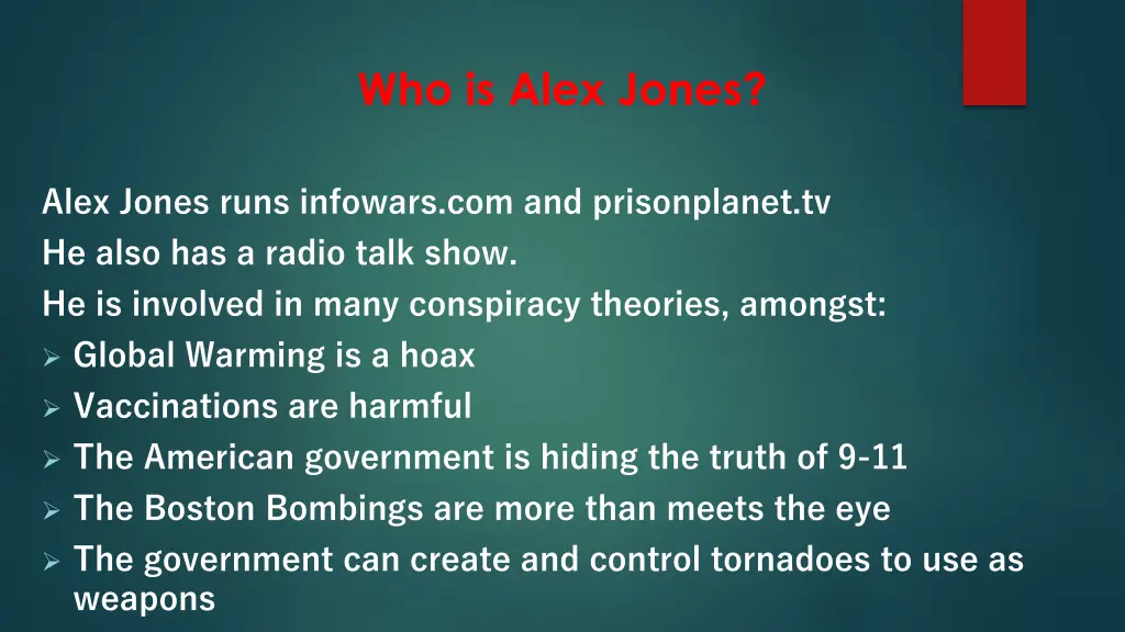 who is alex jones