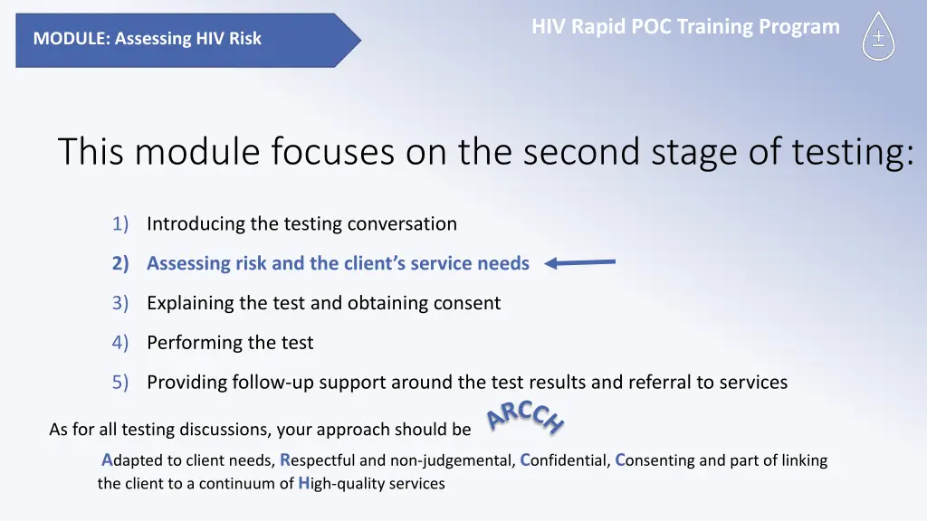 hiv rapid poc training program 1