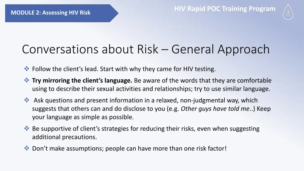 hiv rapid poc training program 16