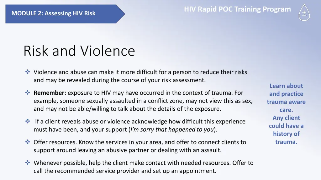 hiv rapid poc training program 19