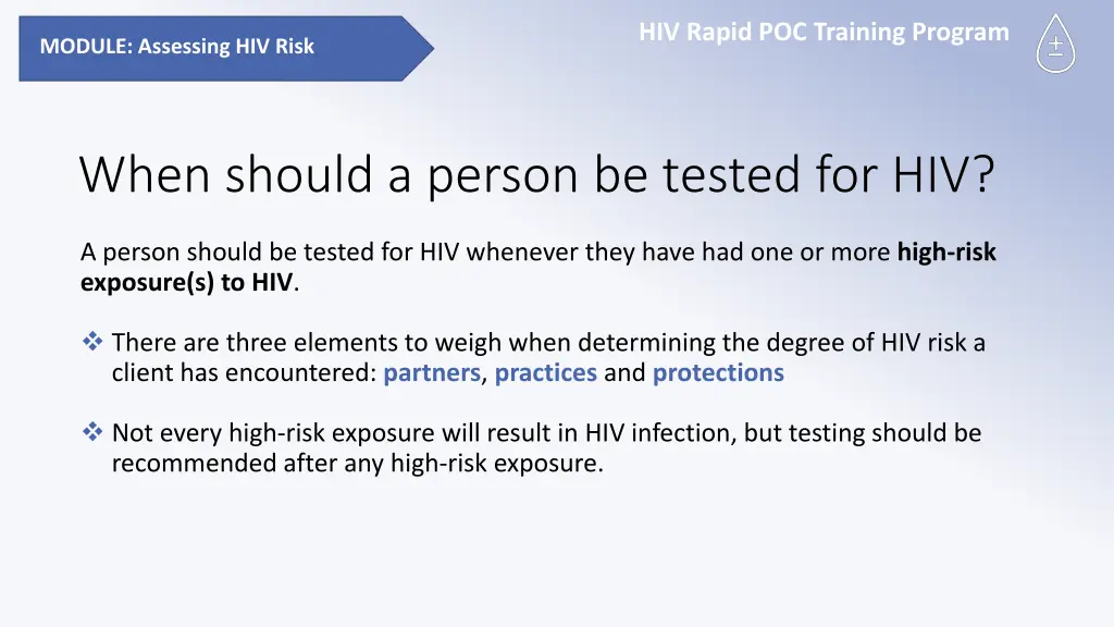 hiv rapid poc training program 2