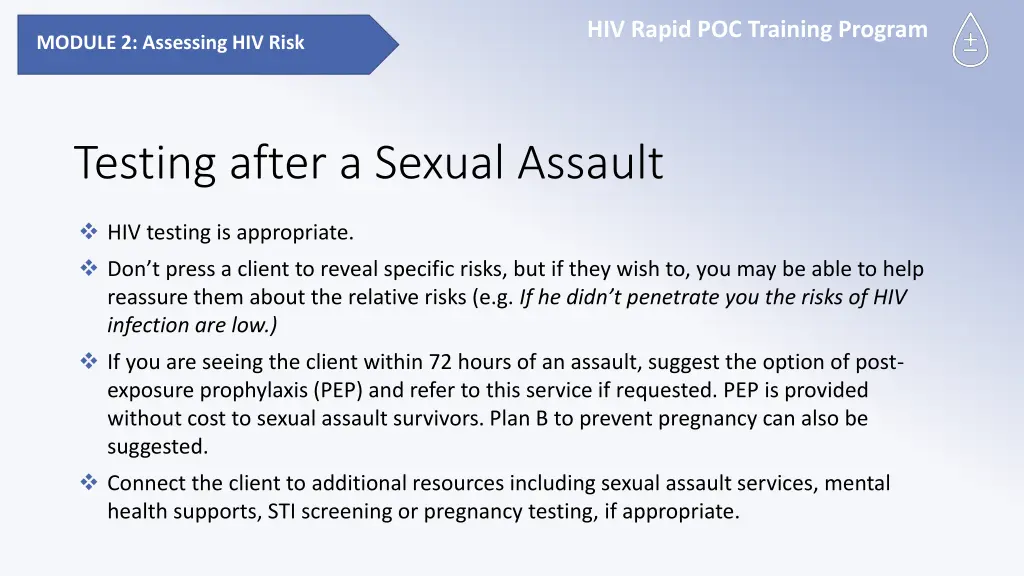 hiv rapid poc training program 20