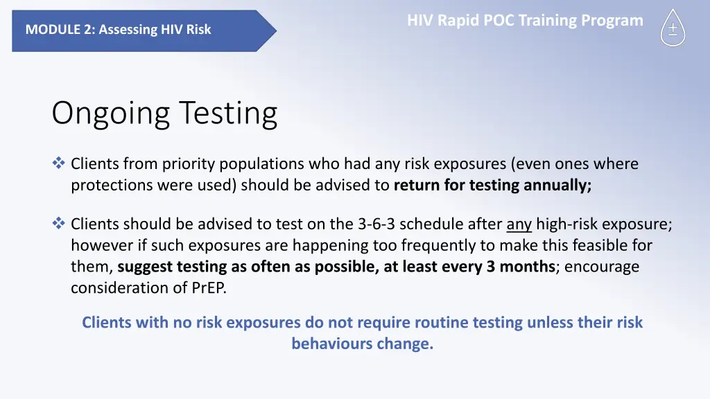 hiv rapid poc training program 26