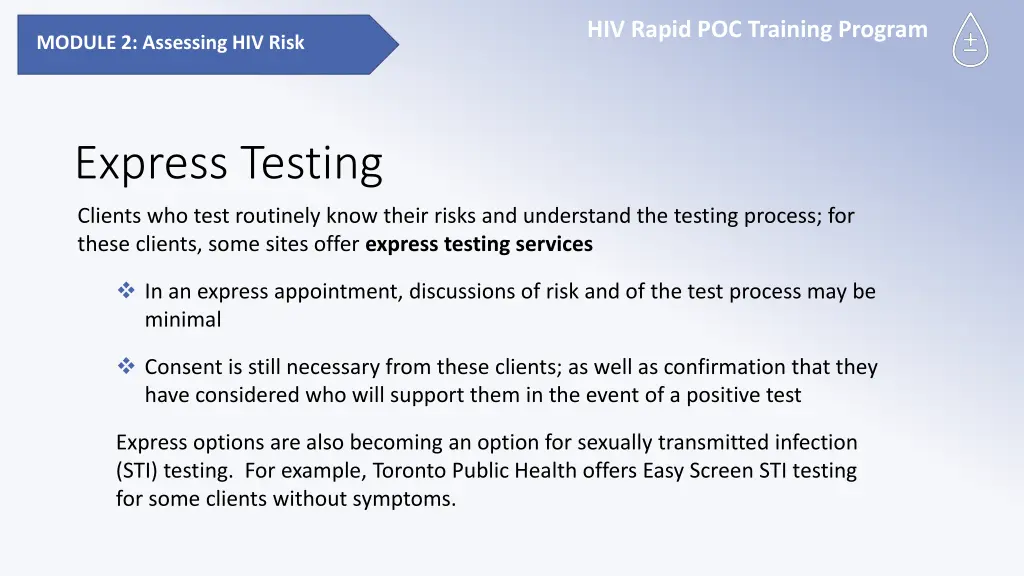 hiv rapid poc training program 27