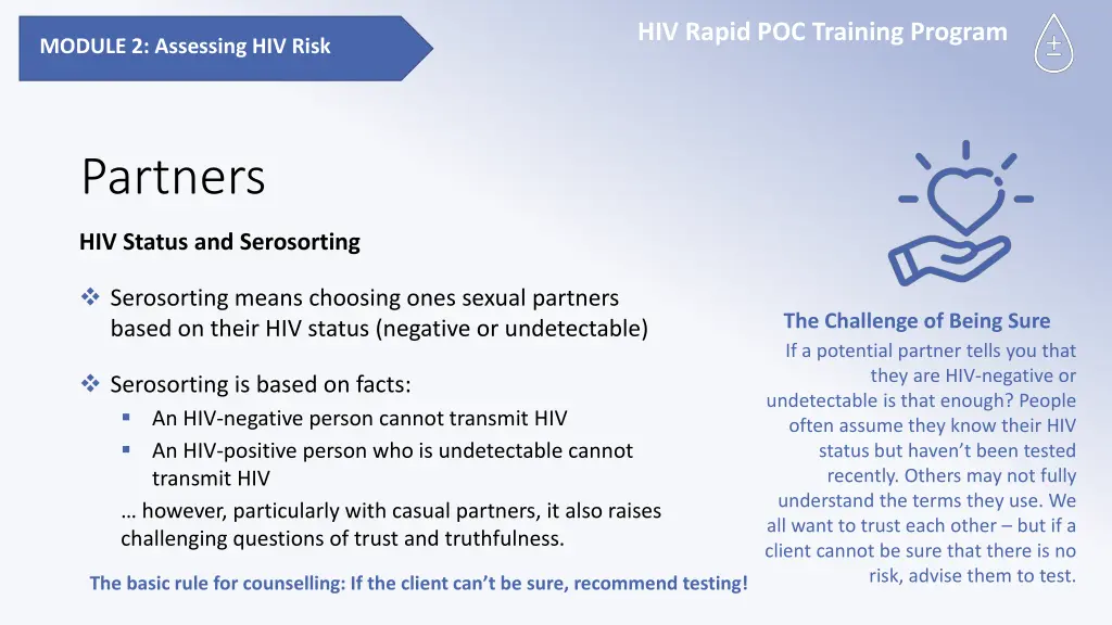 hiv rapid poc training program 8