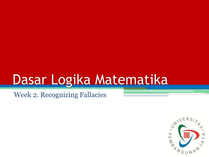 dasar logika matematika week 2 recognizing