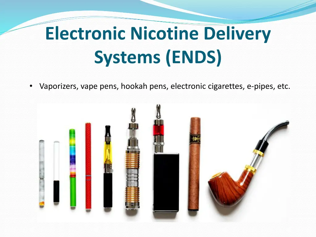 electronic nicotine delivery systems ends