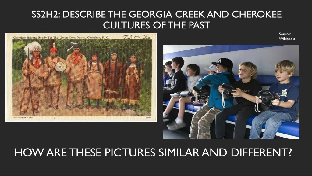 ss2h2 describe the georgia creek and cherokee