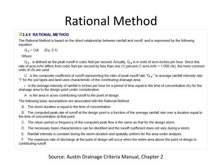 rational method