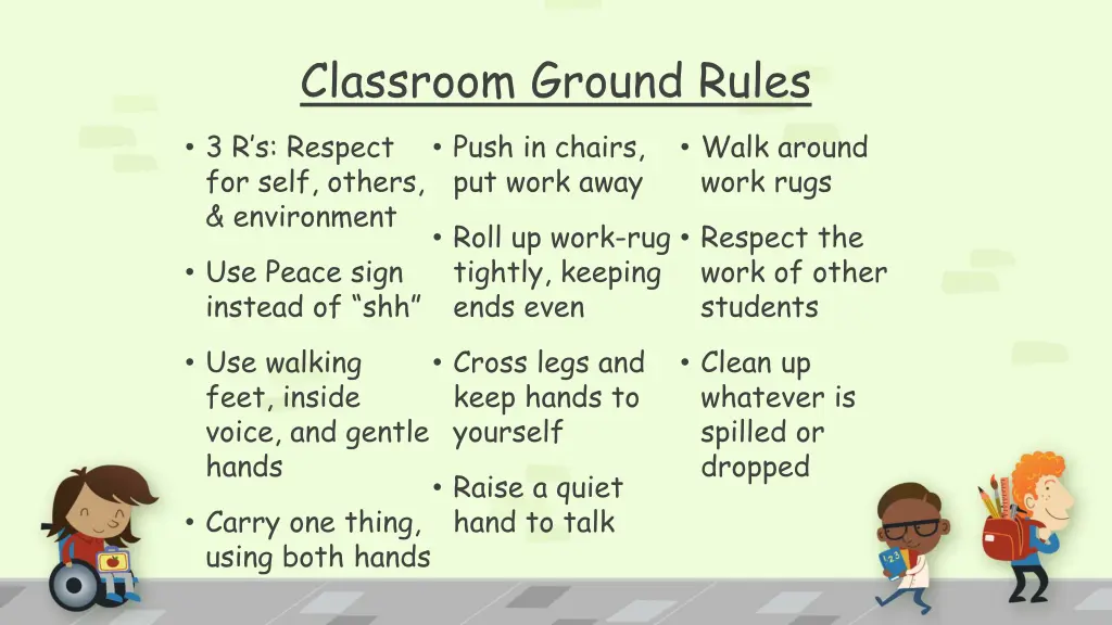 classroom ground rules