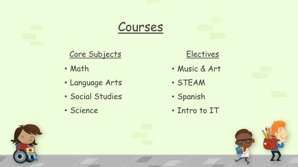 courses