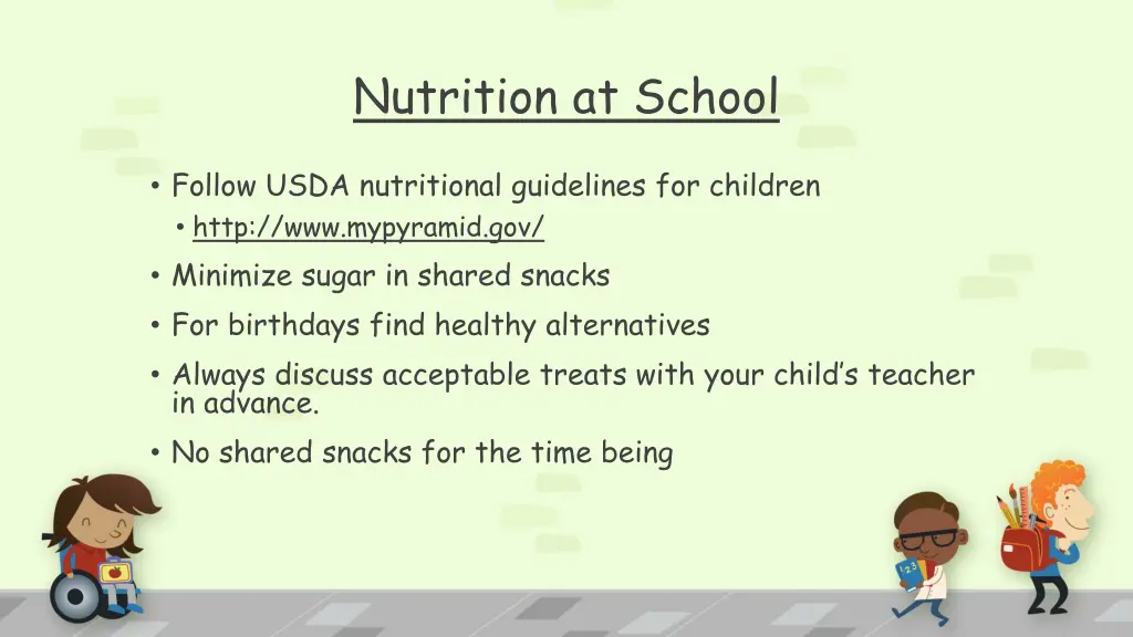 nutrition at school