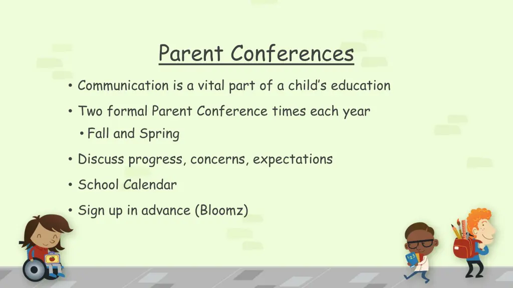 parent conferences