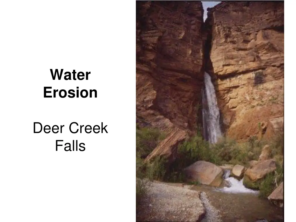 water erosion