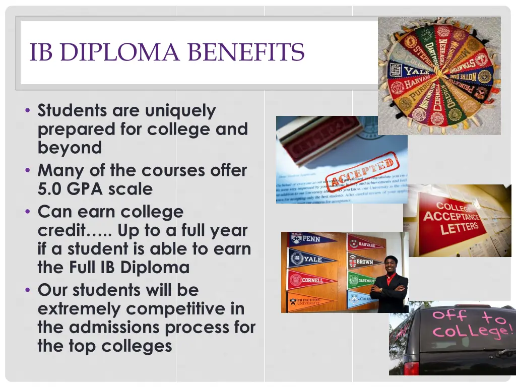 ib diploma benefits