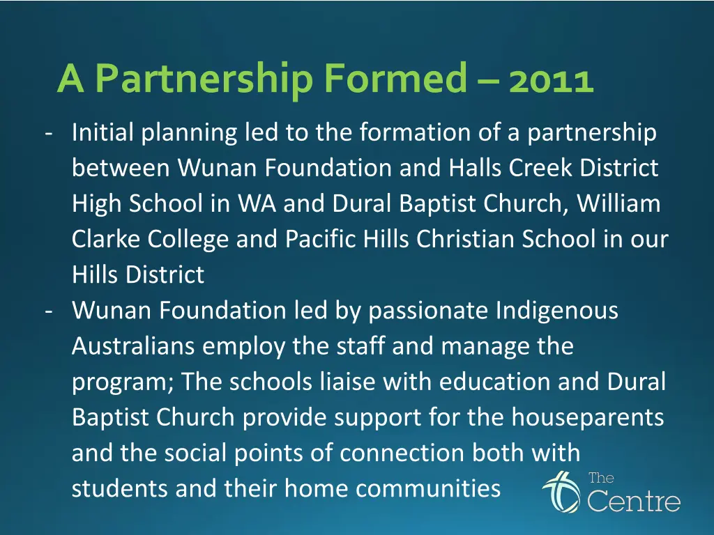 a partnership formed 2011