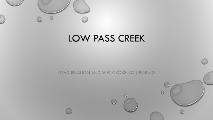 low pass creek