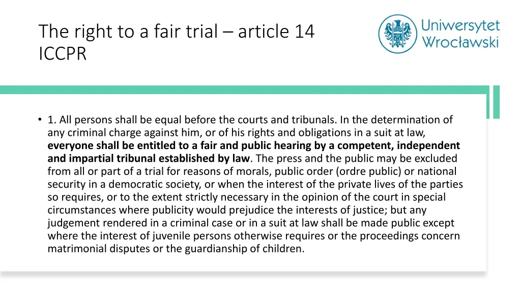 the right to a fair trial article 14 iccpr