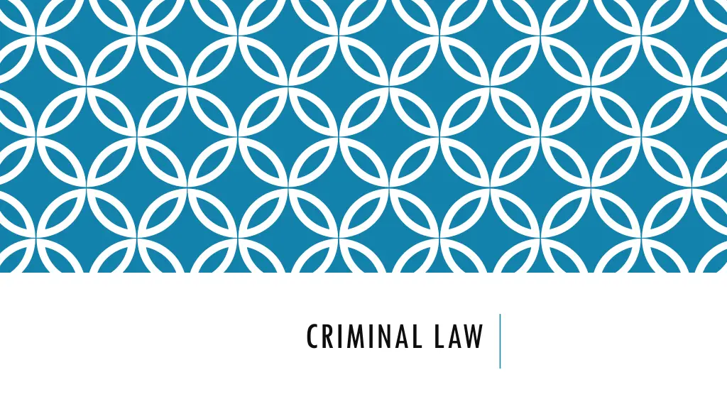 criminal law