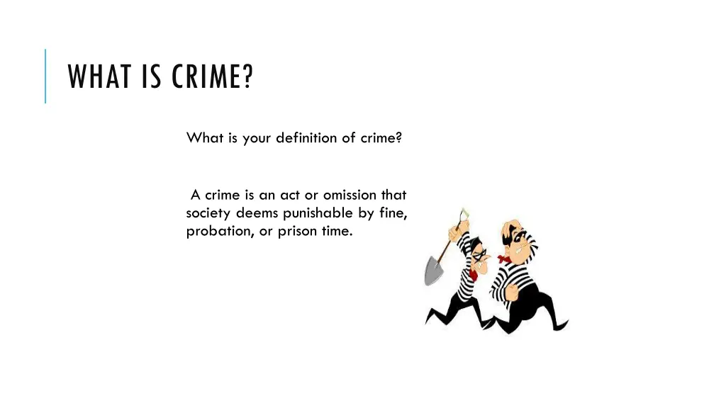 what is crime