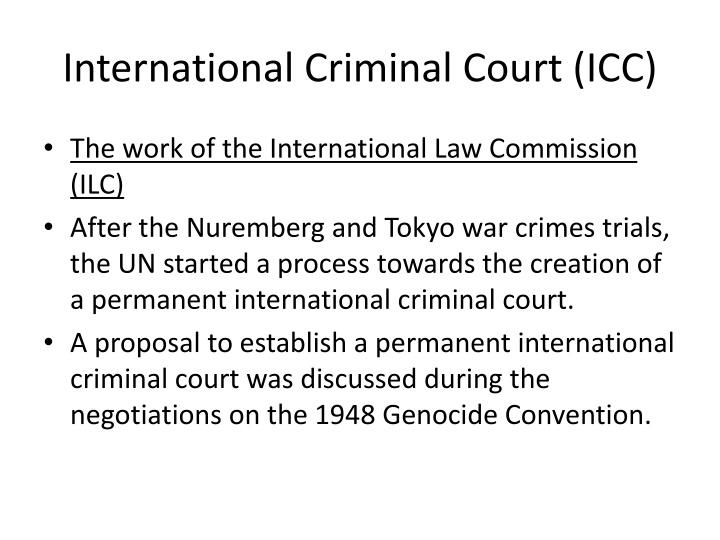 international criminal court icc