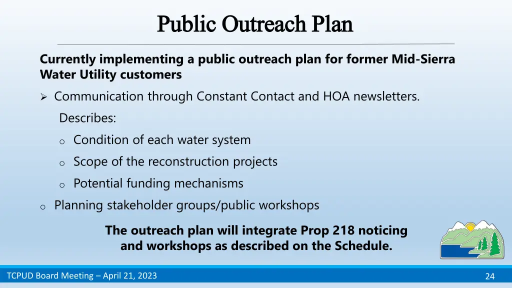 public outreach plan public outreach plan